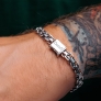 Silver bracelet &amp;quot;Double Anchor&amp;quot; - 8