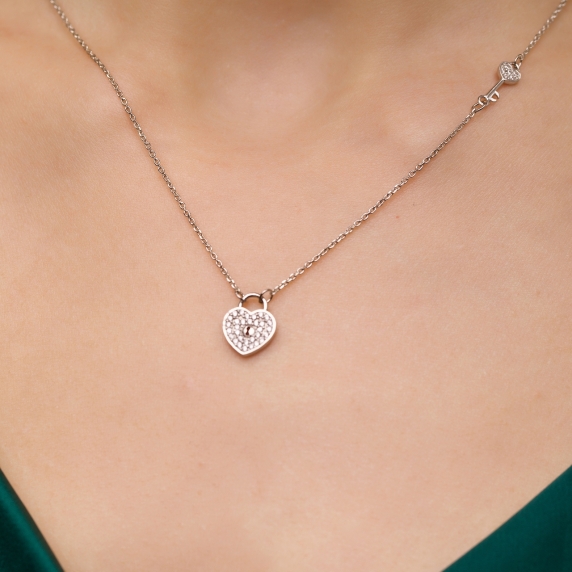 Silver necklace &amp;quot;Heart&amp;quot; - 2