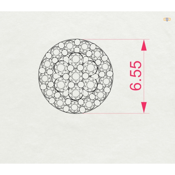 Gold Earrings «Inspiration» - 5