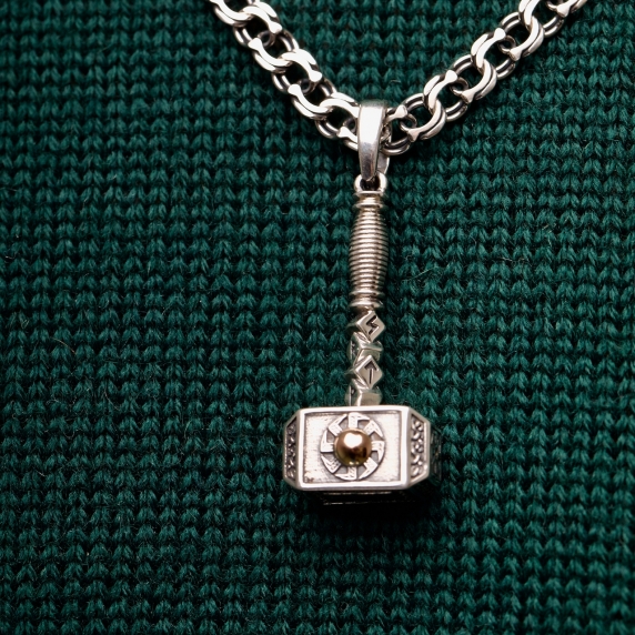 Серебряный подвес &amp;quot;Молот&amp;quot; - 1