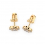 Gold Earrings «Harmony» - 2