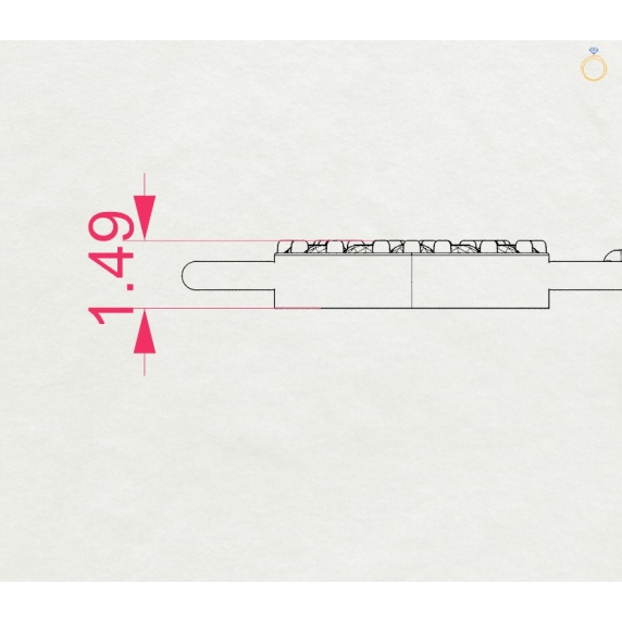 Stříbrný náramek „Srdce“ - 4