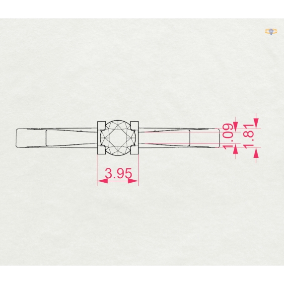 Gold Ring «Charm» - 5