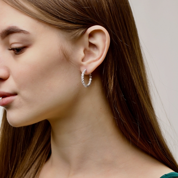 Stříbrné náušnice &amp;quot;Eliza&amp;quot; - 4