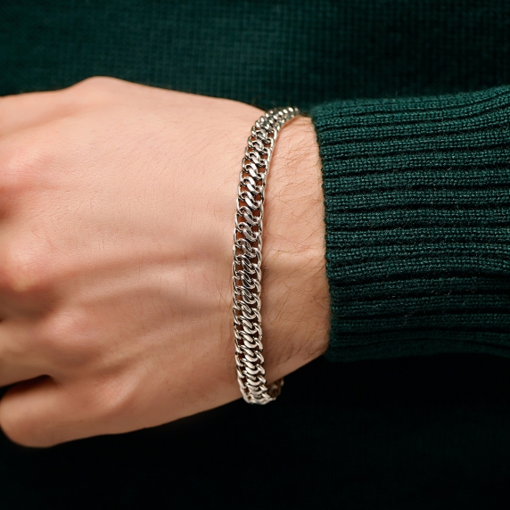 Silver bracelet &amp;quot;Spartak&amp;quot; - 6