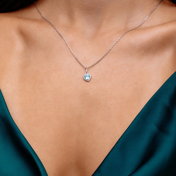 Серебряный подвес &amp;quot;Сердце&amp;quot; - 1