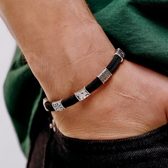 Срібний браслет &amp;quot;10 Рун&amp;quot; - 4