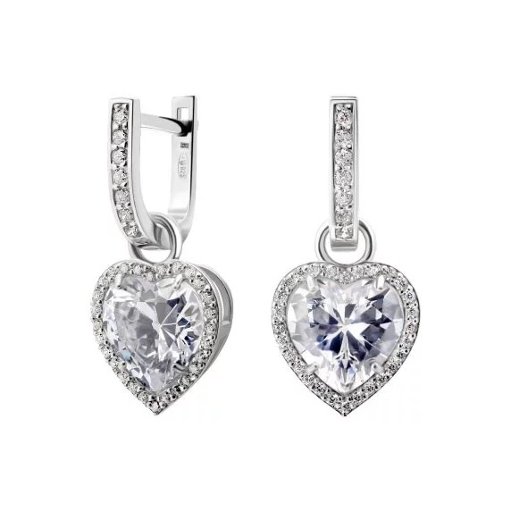 Срібні сережки &amp;quot;Серце&amp;quot; - 4