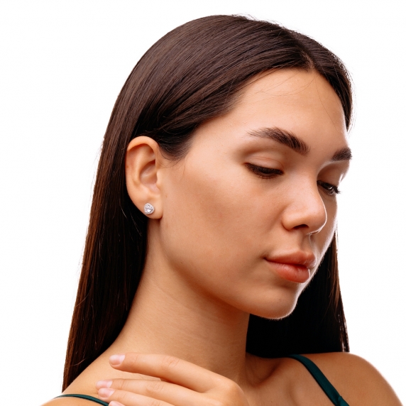 Срібні сережки &amp;quot;Серце&amp;quot; - 4