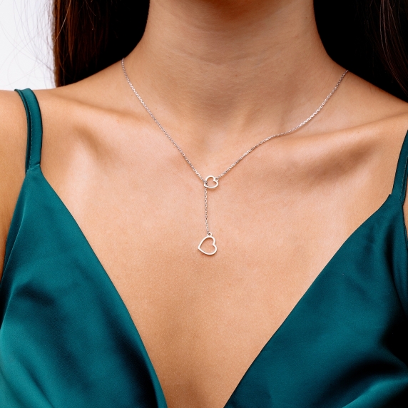 Срібне кольє &amp;quot;Серце&amp;quot; - 5