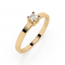 Gold Ring «Tenderness» - 1