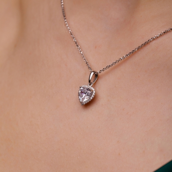 Stříbrný přívěsek &amp;quot;Srdce&amp;quot; - 2