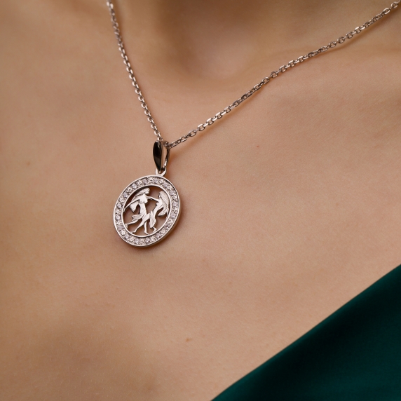 Stříbrný přívěsek &amp;quot;Blíženci&amp;quot; - 1