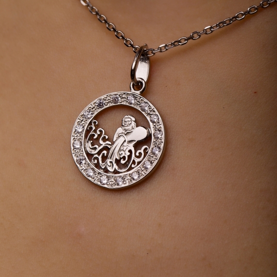 Stříbrný přívěsek &amp;quot;Vodnář&amp;quot; - 2