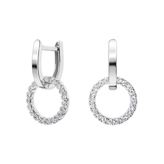 Серебряные серьги &amp;quot;Луна&amp;quot; - 3