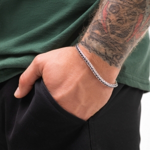 Silver bracelet "Cardinal"